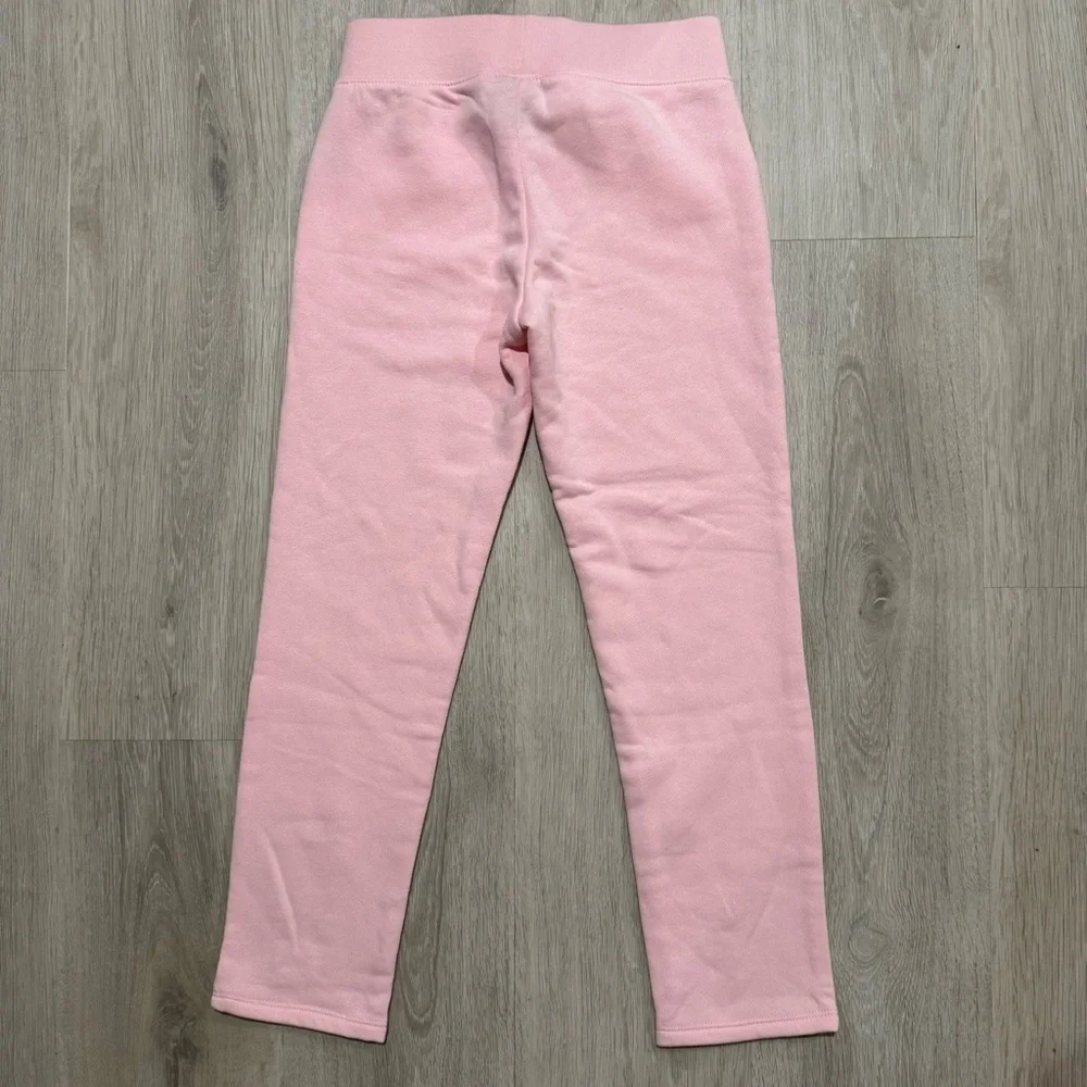 Kids Athletic Works Girls Pink Fleece Jogger Sweatpants M 7/8